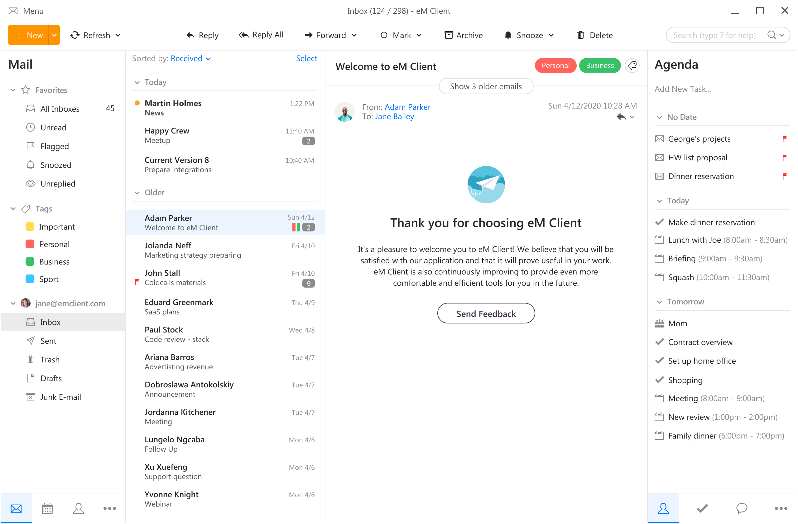 free mail client for mac with google calendar